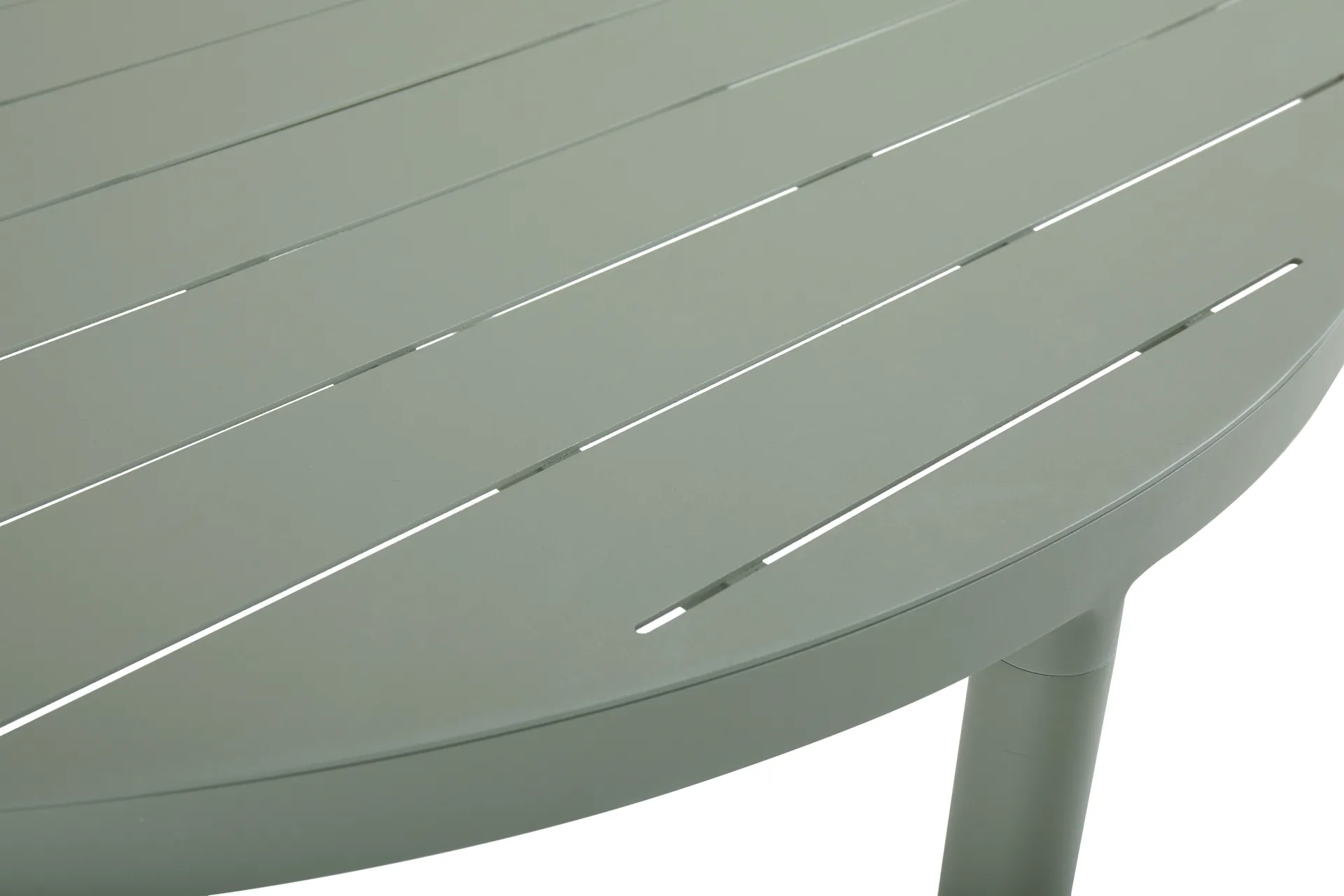 Bigby ruokapöytä pyöreä, Dusty green Ø130 cm Brafab