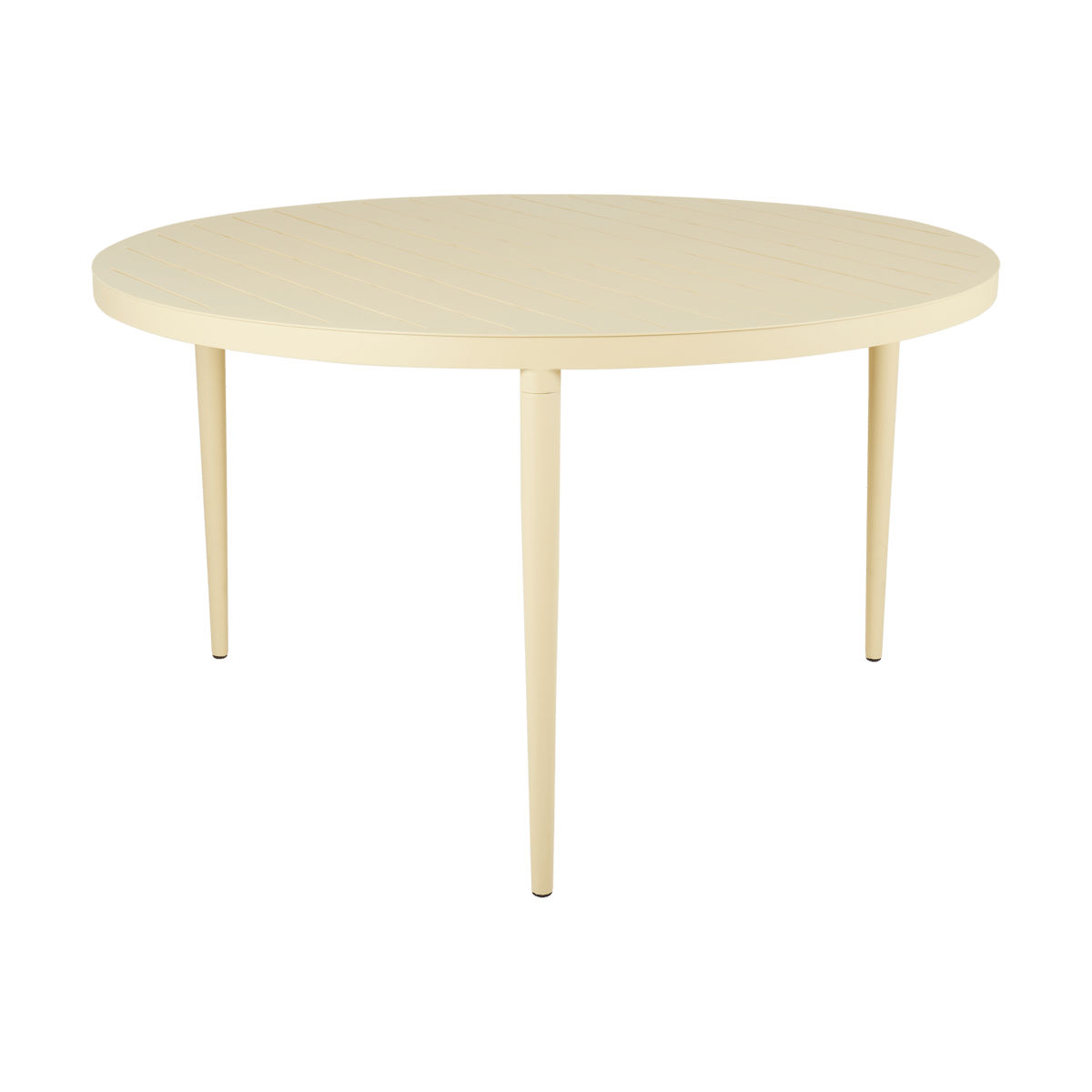 Brafab Bigby ruokapöytä pyöreä Lemon 130 cm | Skandinaavinen Sisustus | Puutarhapöydät | Keltainen