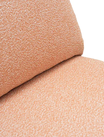 Blixt lepotuoli - Pearl white-teddy orange - Brafab