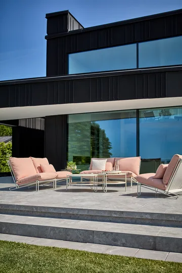 Blixt lepotuoli - Pearl white-teddy orange - Brafab