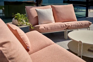 Blixt lepotuoli - Pearl white-teddy orange - Brafab