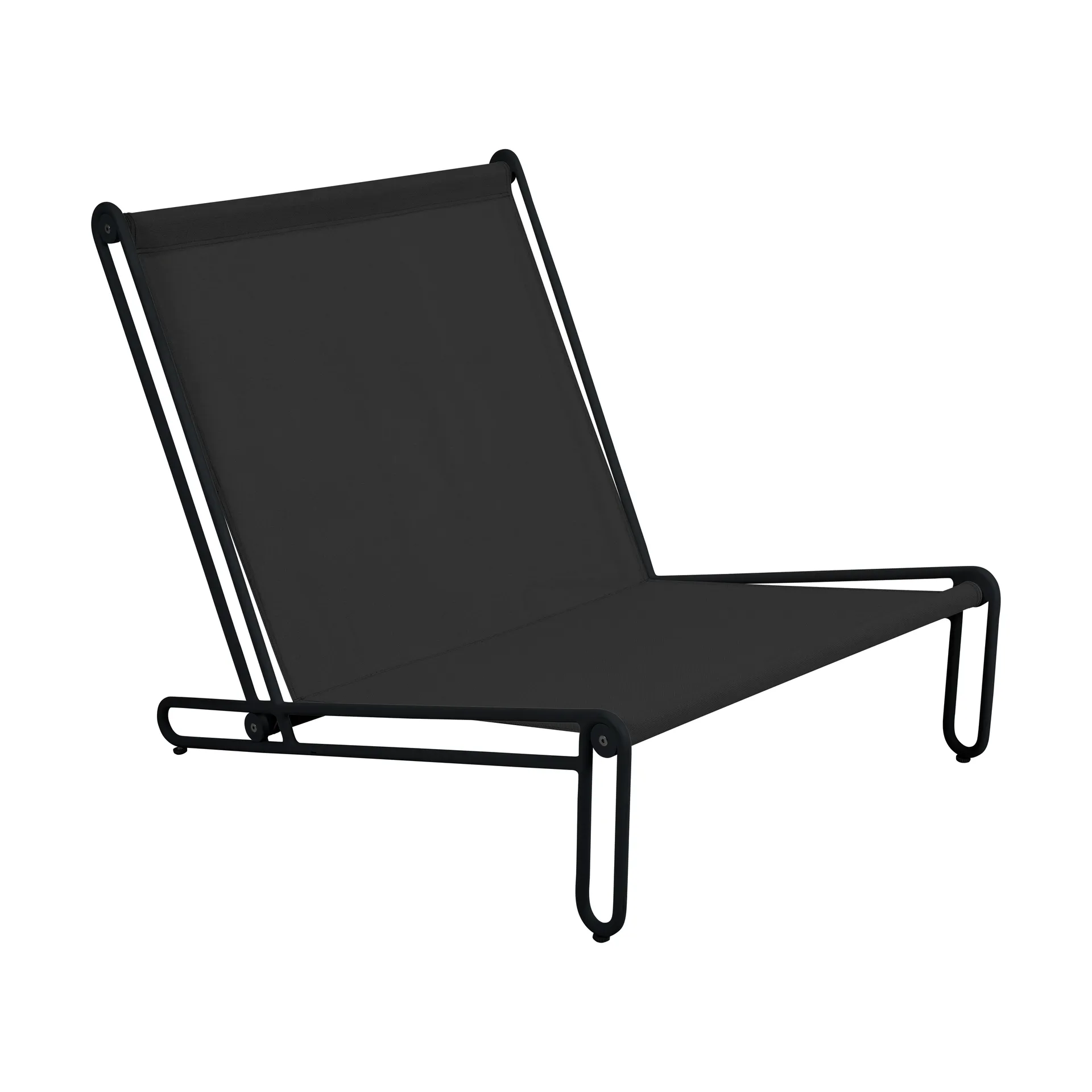 Blixt lounge-nojatuoli, Musta-sky grey Brafab