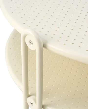 Blixt sohvapöytä - Pearl white, Ø85 cm - Brafab