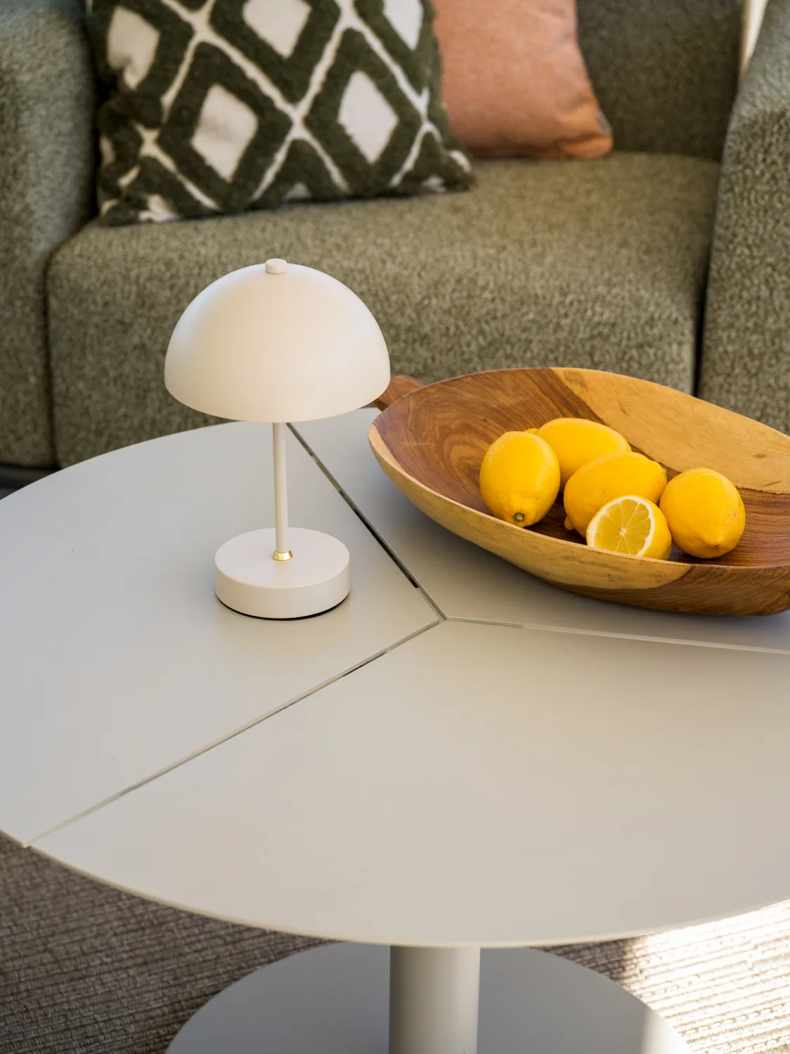 Bolster nojatuoli, Antracit-teddy verde Brafab