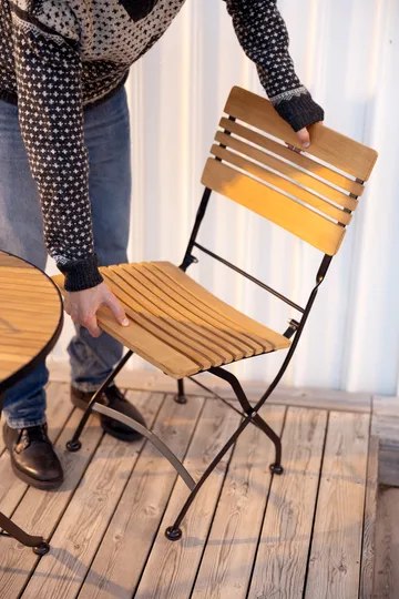 Brewer ruokatuoli - Musta teak - Brafab