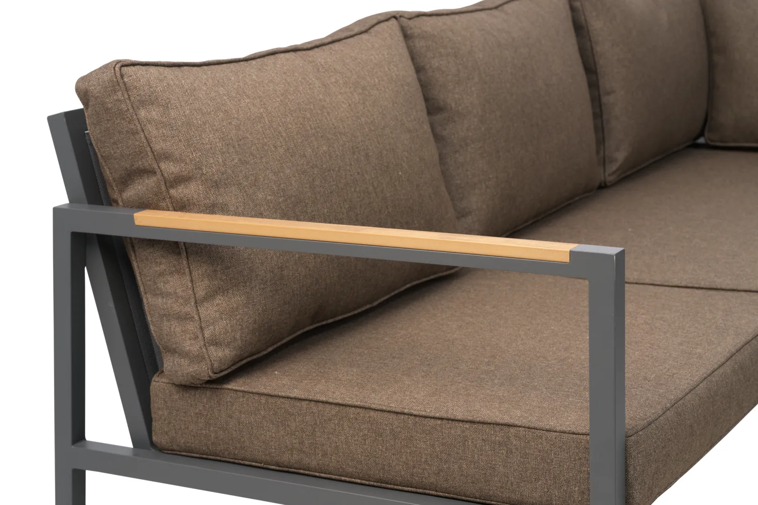 Cap sohvaryhmä, Antrasiitti-ruskea, 6-istuttava Brafab