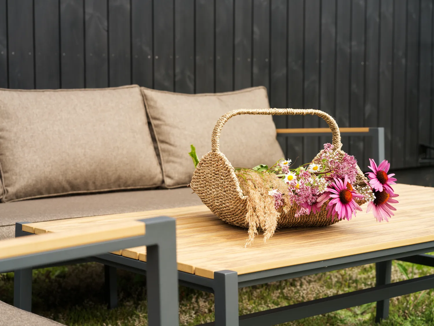 Cap sohvaryhmä, Antrasiitti-ruskea, 6-istuttava Brafab