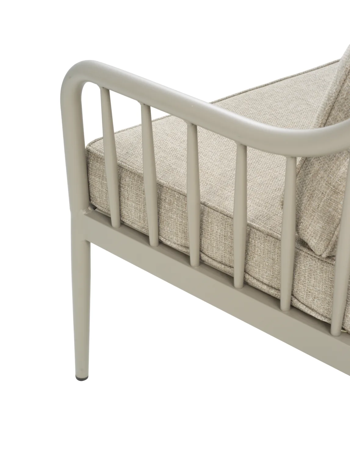 Coleville sohva, Khaki-burlap beige, 3-istuttava Brafab