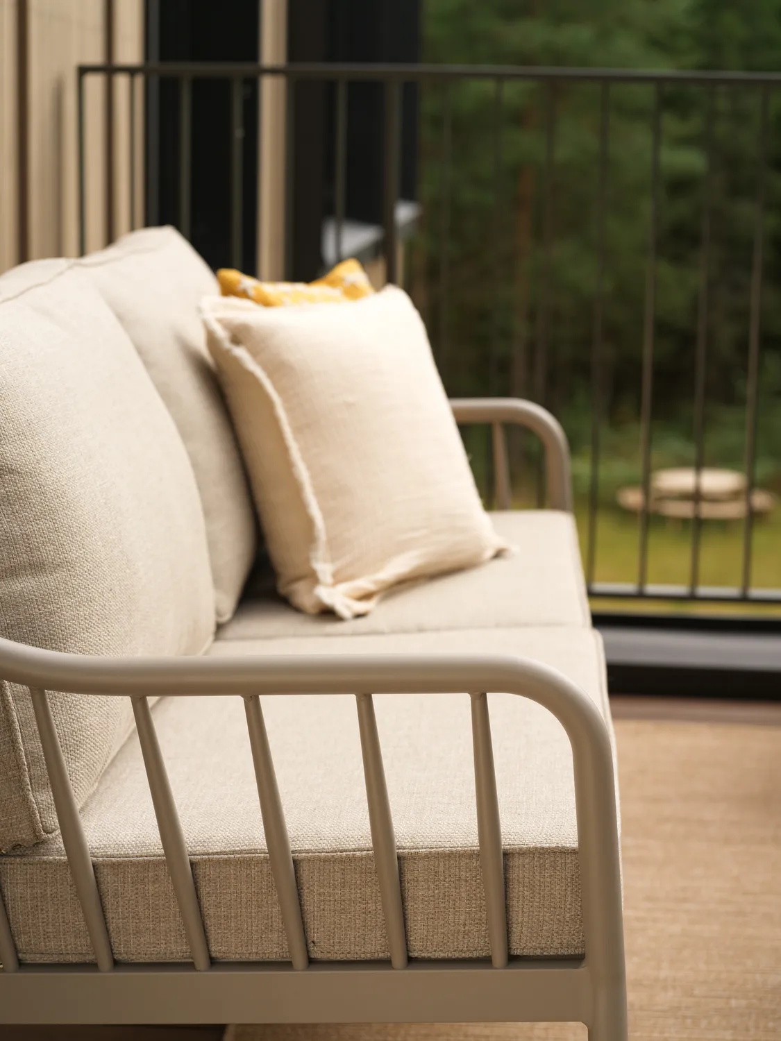 Coleville sohva, Khaki-burlap beige, 3-istuttava Brafab