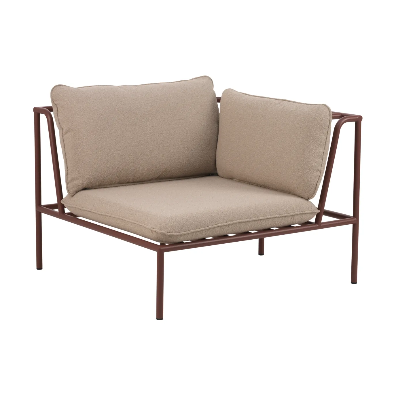 Collier sohvemoduuli, Zin red-teddy beige, kulma Brafab