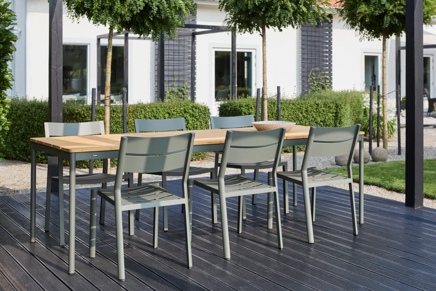 Delia käsinojallinen tuoli, Nordic green Brafab