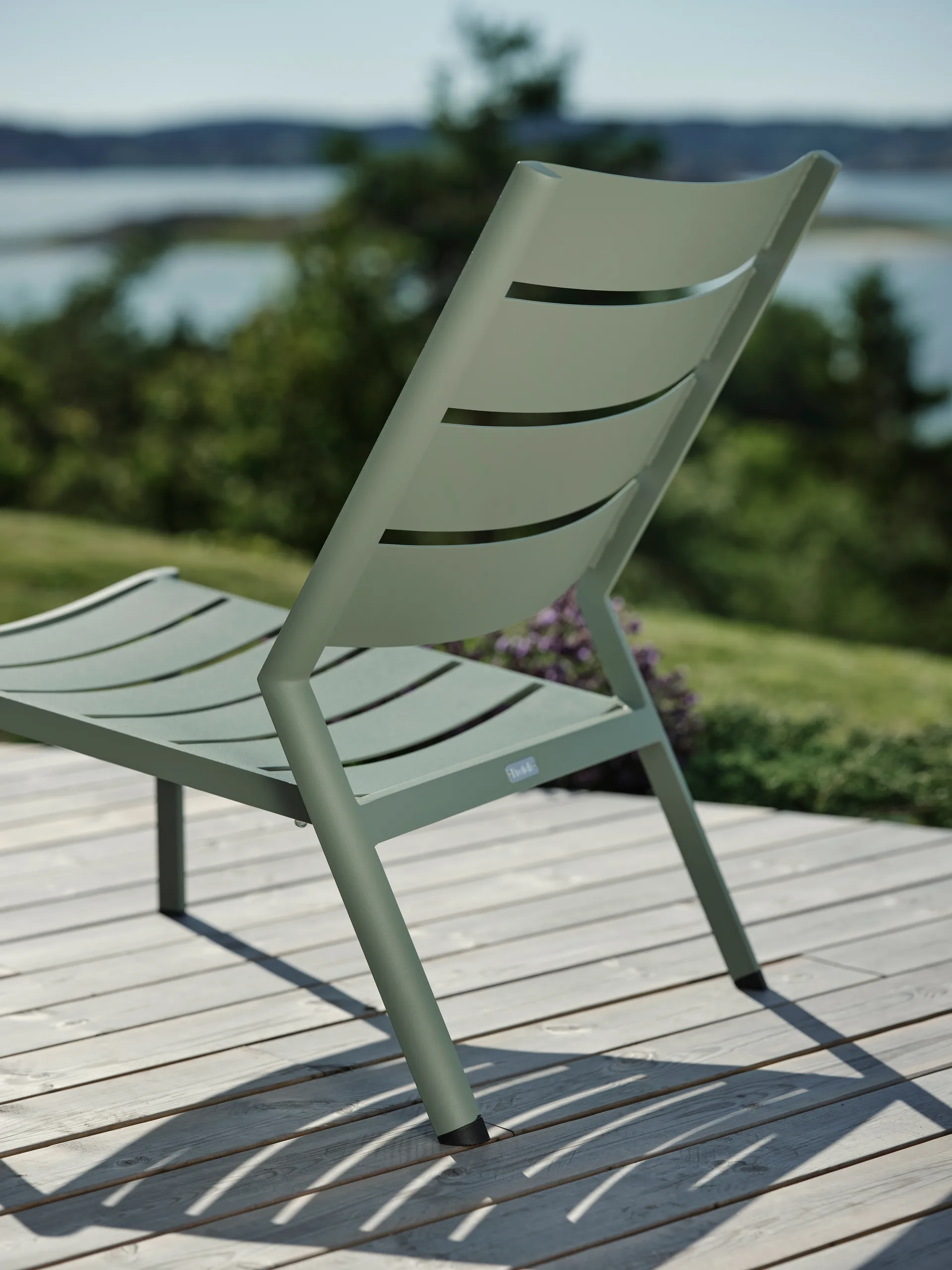 Delia lounge-nojatuoli, Light grey Brafab