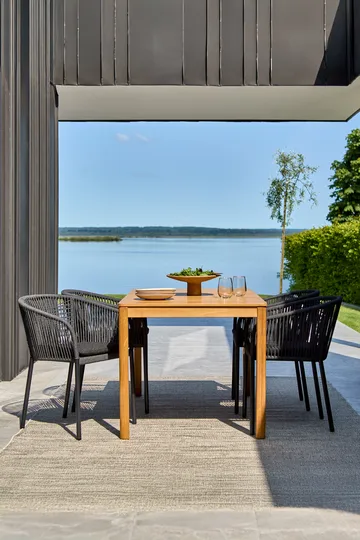 Delta käsinojatuoli - Musta - Brafab