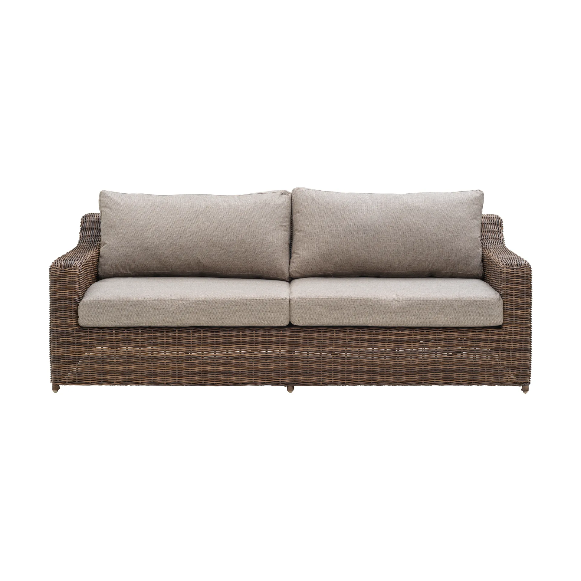 Glendon 2,5-istuttava sohva, Dark brown-soft moose Brafab