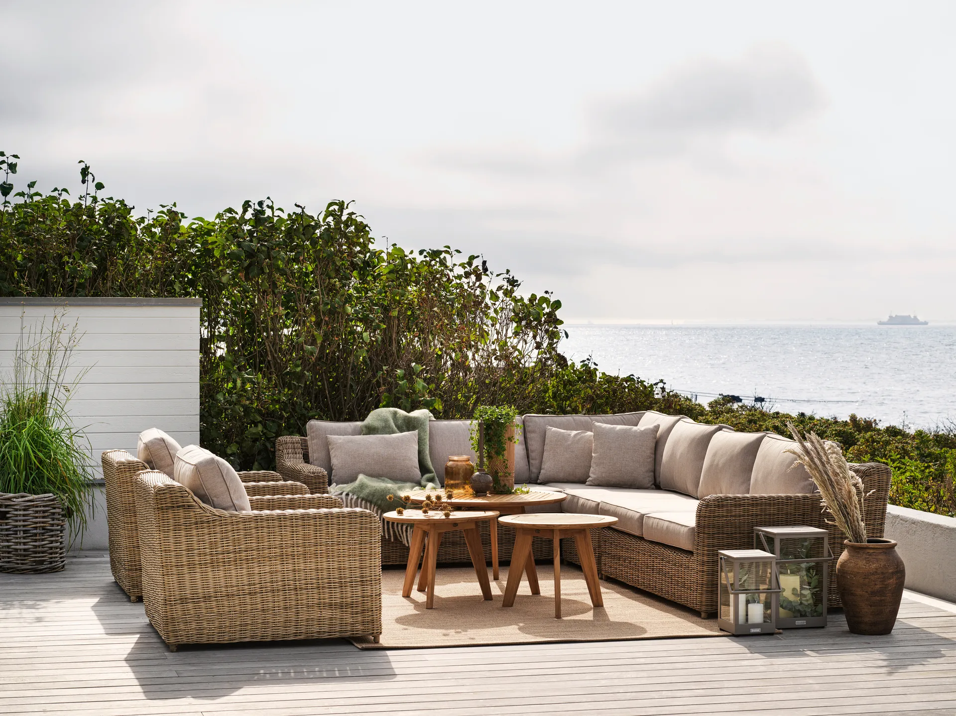 Glendon 3-istuttava sohva, Dark brown-soft moose Brafab