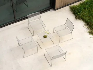 Haru loungetuoli - Liitunharmaa - Brafab