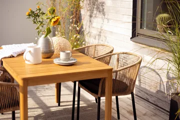 Joe ruokapöytä - Luonnollinen, 140x80 cm - Brafab