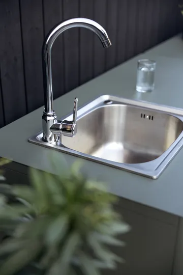 Kelia ulkokeittiön allaskaappi - Nordic green, 121x90x64 - Brafab