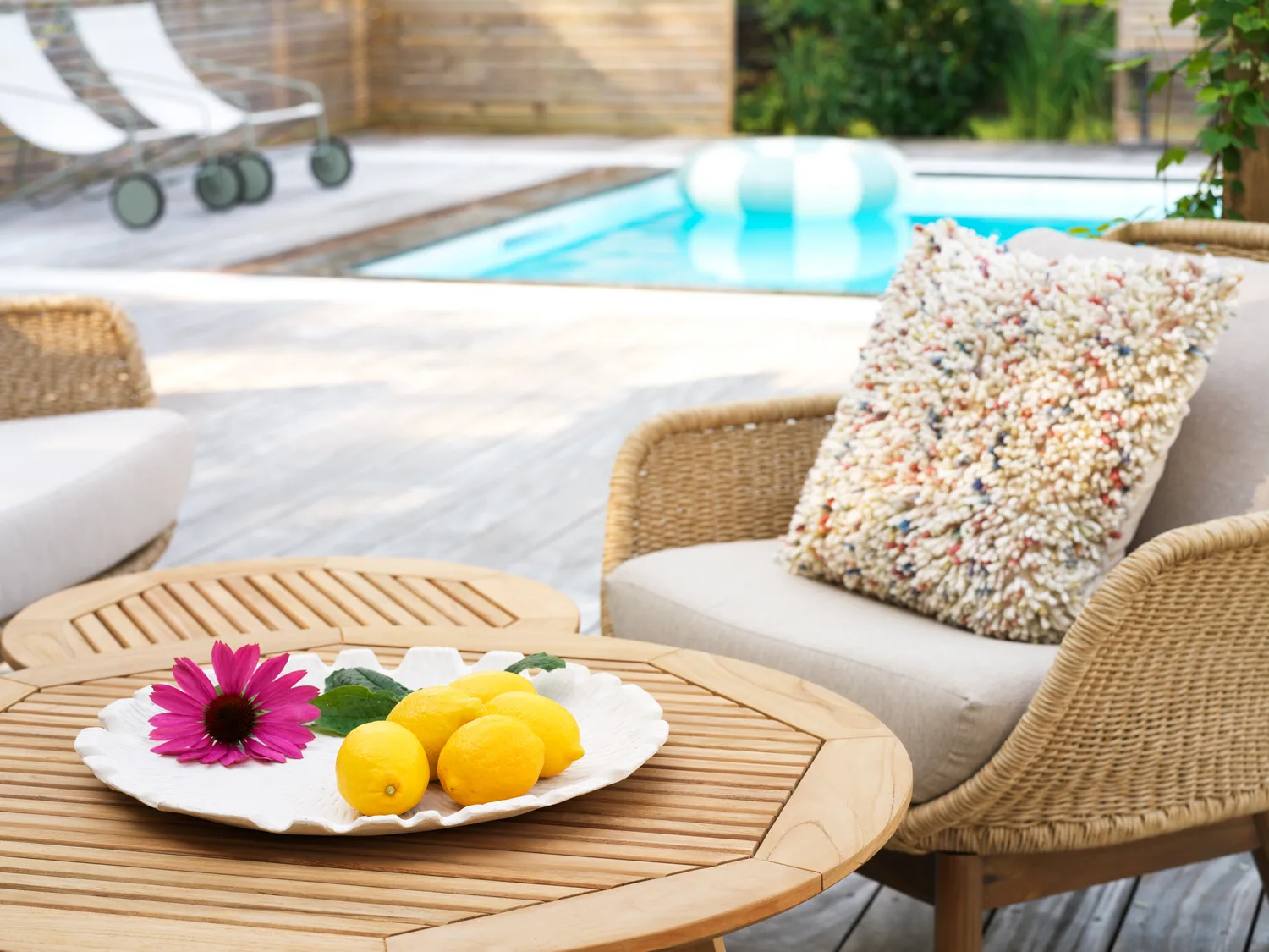 Lily nojatuoli, Twist olki plyysi vehnä Brafab