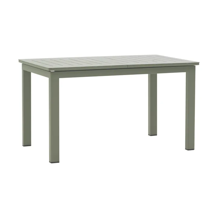 Lomma ruokapöytä - Dusty green, 128-187x80x73 cm - Brafab