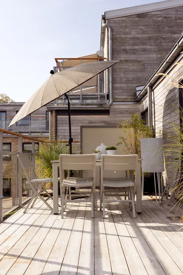 Lomma ruokapöytä - Light grey, 132x80x73 cm - Brafab