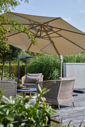 Luzzi riippuva aurinkovarjo - Khaki - Brafab