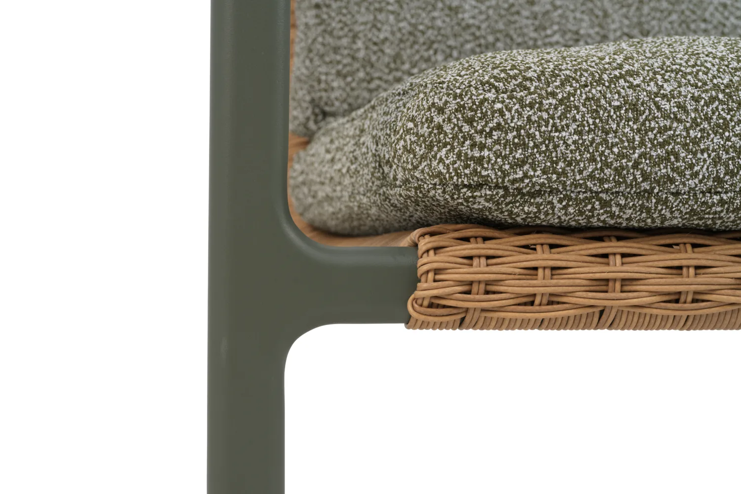 Motty nojatuoli, Nordic green-teddy verde Brafab