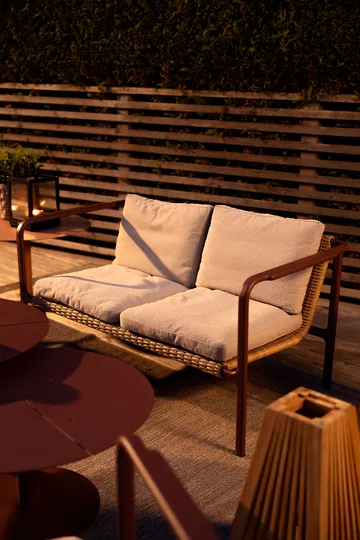 Motty sohva - Zin red-teddy beige, 2-istuin - Brafab