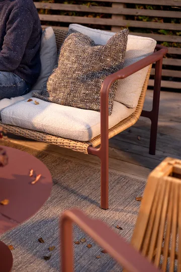 Motty sohva - Zin red-teddy beige, 2-istuin - Brafab