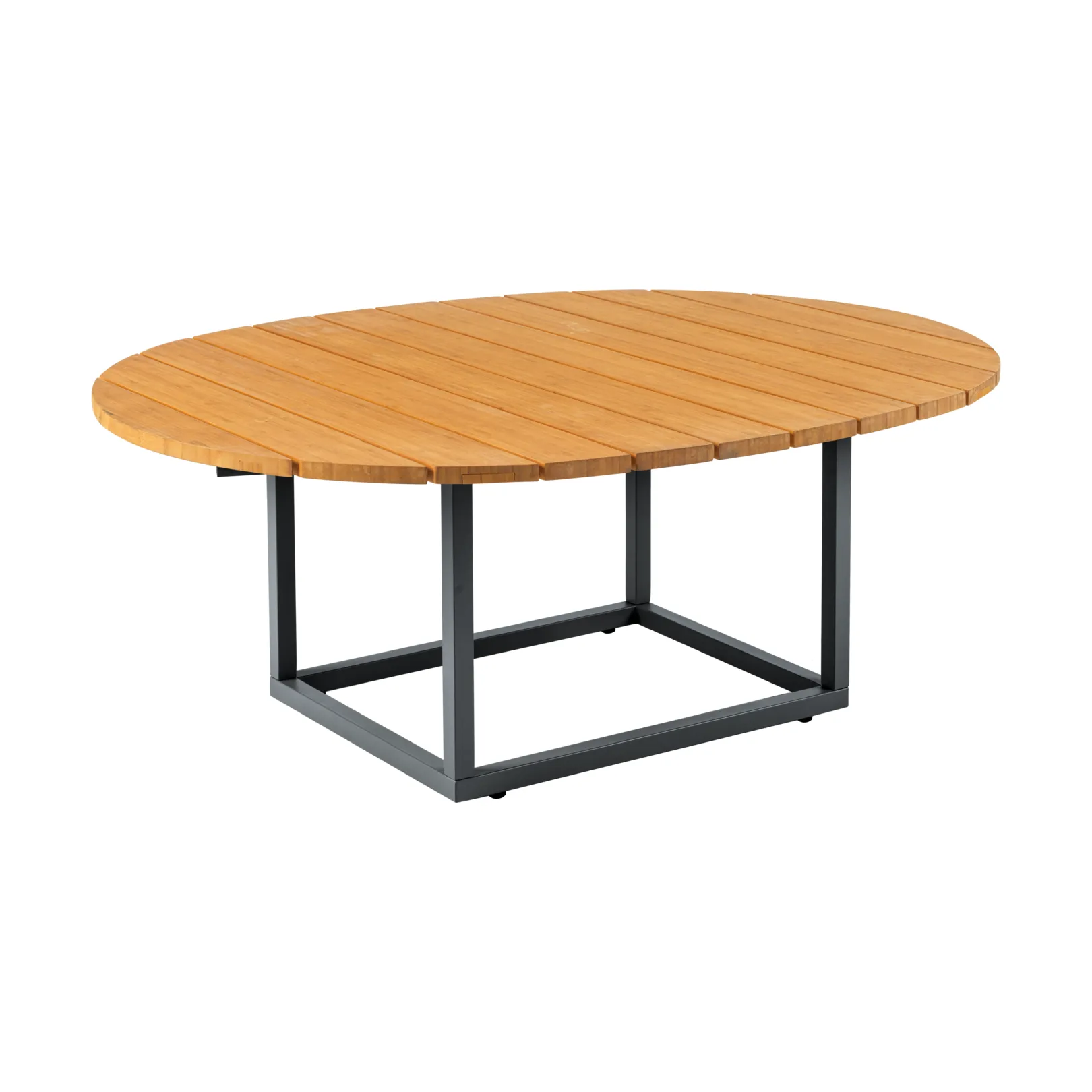 Olive sohvapöytä, Antrasiitti-bambu, 110×80 cm Brafab