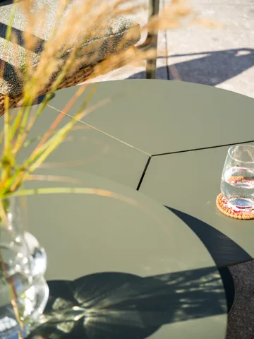 Peace sohvapöytä - Nordic green, Ø80x40 cm - Brafab