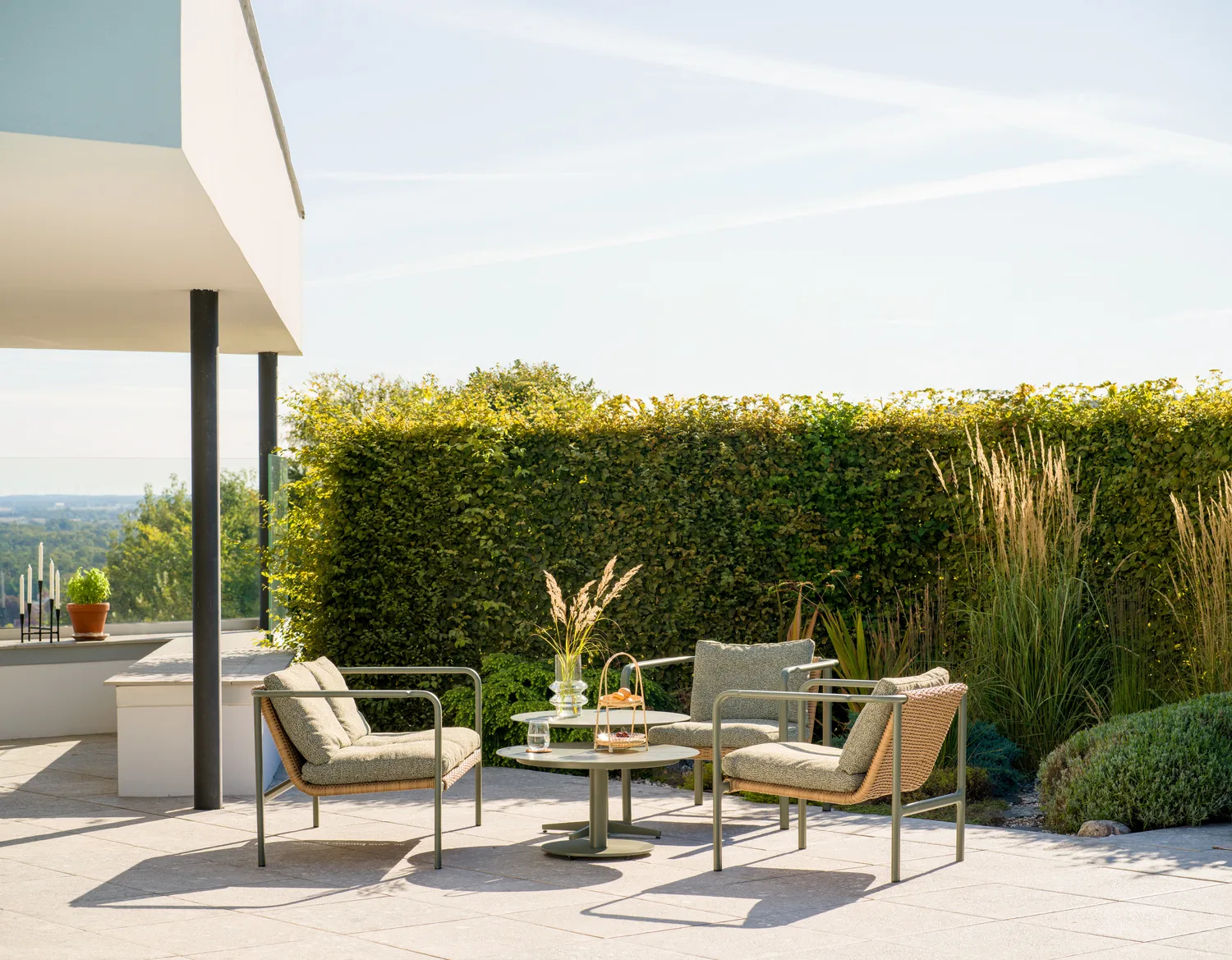 Peace sohvapöytä, Nordic green, Ø80x46 cm Brafab