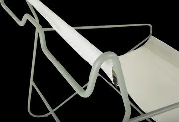 Poul Chair nojatuoli - Dusty green-valkoinen - Brafab
