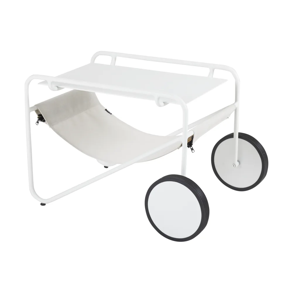 Poul Table sivupöytä, White-off white, 72x44 cm Brafab