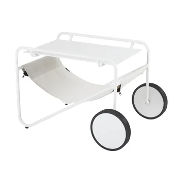 Poul Table sivupöytä - White-off white, 72x44 cm - Brafab