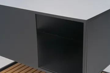 Prep ulkokeittiön alakaappi 110×90×70 cm - Musta - Brafab