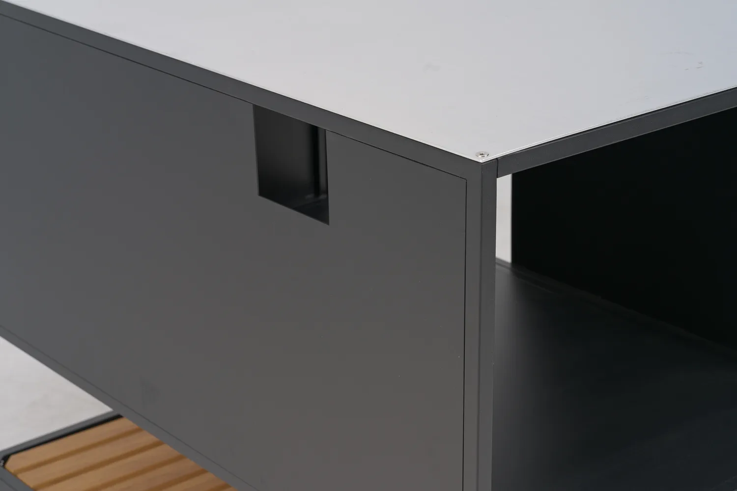 Prep ulkokeittiön alakaappi 110×90×70 cm, Musta Brafab