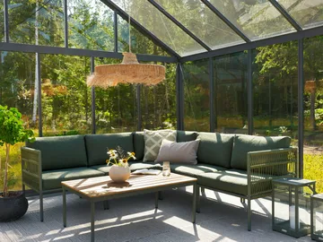 Reno moduulisohva - Nordic green-raaka avokado, keskiosa - Brafab