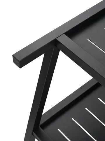 Samvaro tarjoiluvaunu 86x49x69 cm - Musta - Brafab