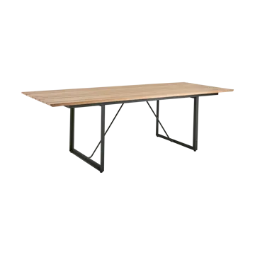 Shad ruokapöytä 240 cm teak-anthracite - Brafab