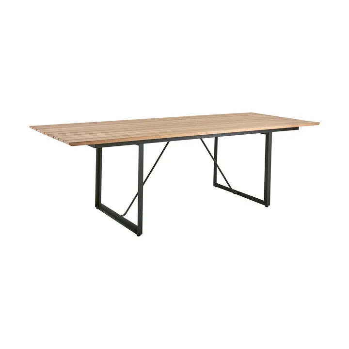 Shad ruokapöytä 240 cm teak-anthracite - Brafab