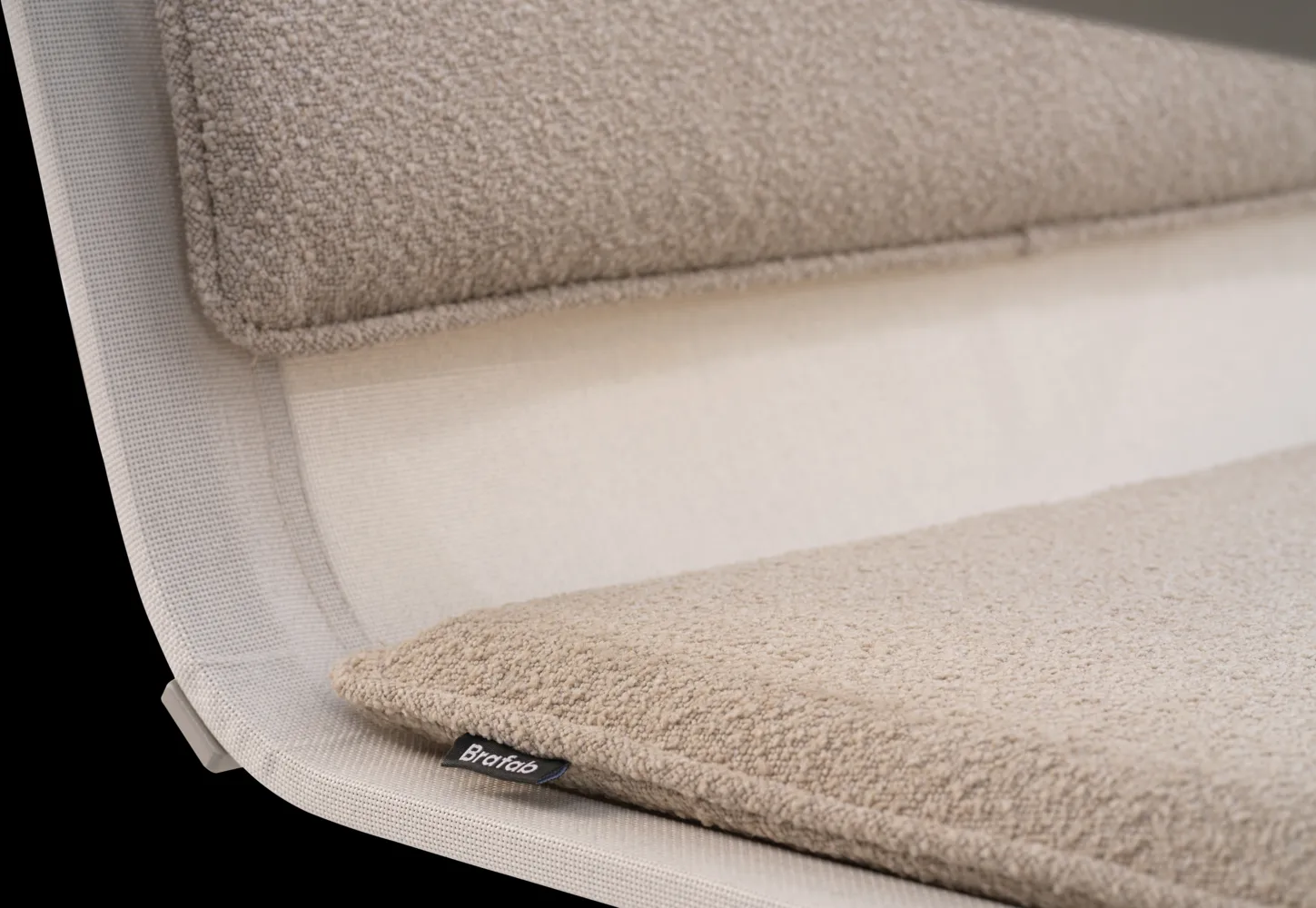 Soro-lepotuoli, Khaki teddy beige Brafab