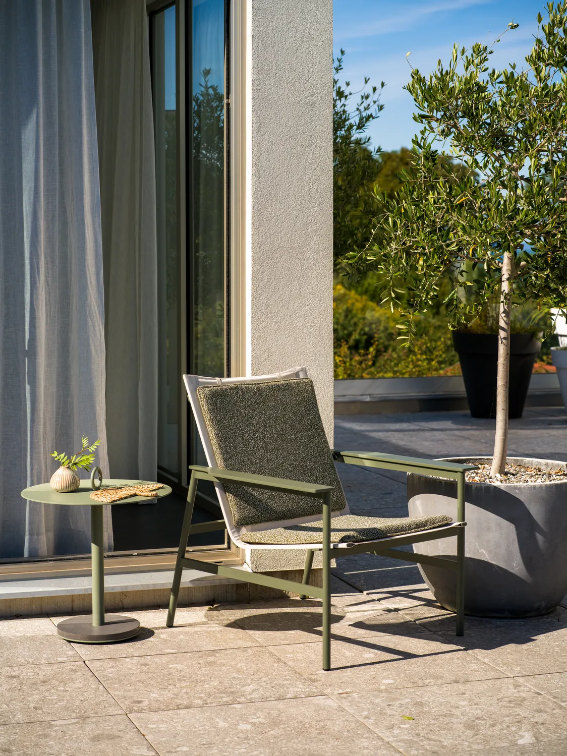 Soro-lepotuoli, Nordic green-teddy verde Brafab