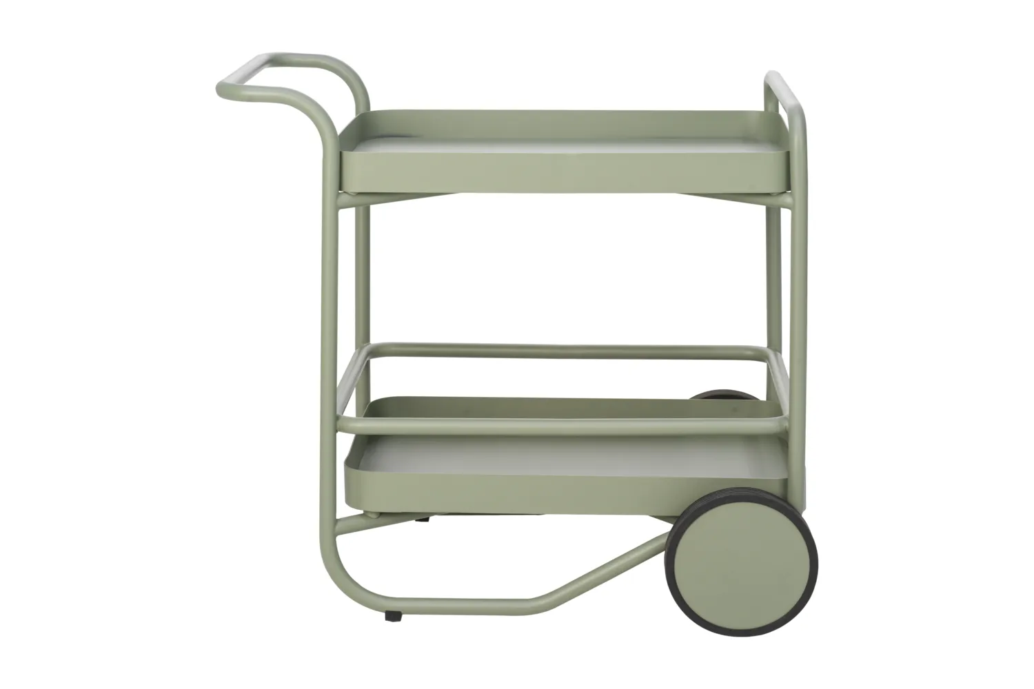 Trolly tarjoiluvaunu 88x59 cm, Dusty green Brafab