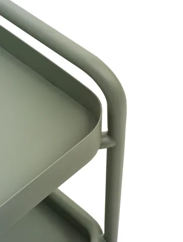 Trolly tarjoiluvaunu 88x59 cm - Dusty green - Brafab