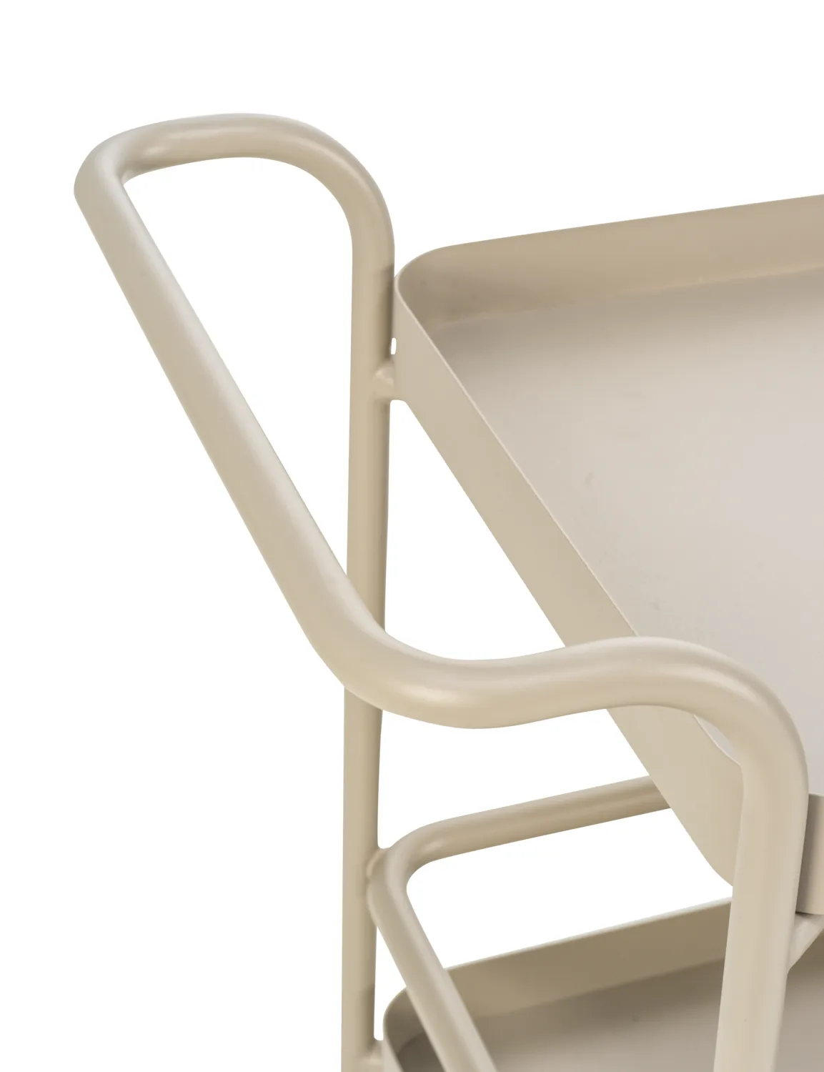 Trolly tarjoiluvaunu 88x59 cm, Khaki Brafab