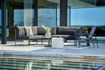 Upper kulmasohva - Musta-teddy black - Brafab