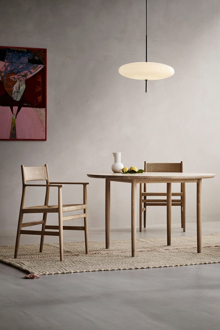 Arv ruokapöytä Ø 120 cm, Valkoöljytty tammi Brdr. Krüger