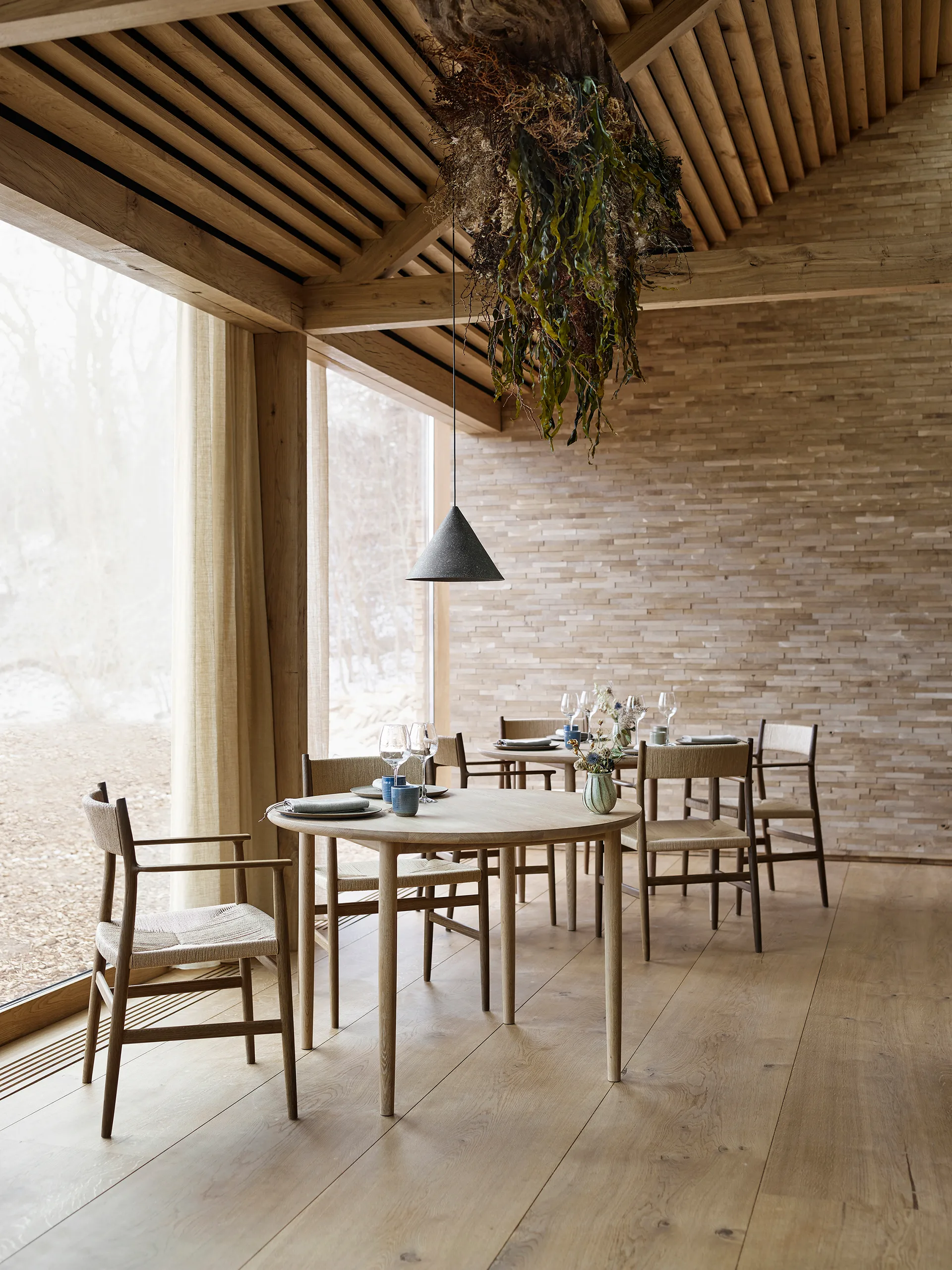 Arv ruokapöytä Ø 120 cm, Valkoöljytty tammi Brdr. Krüger