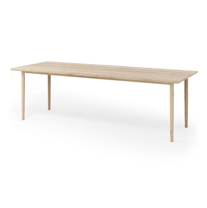 Arv ruokapöytä 90 x 240 cm, Valkoöljytty tammi Brdr. Krüger